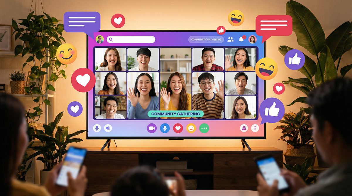 母狗视频社区互动场景